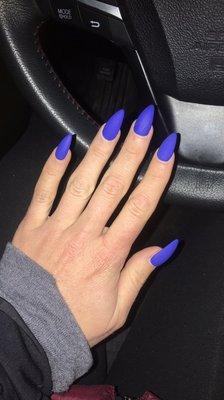 Matte blue I absolutely love this one