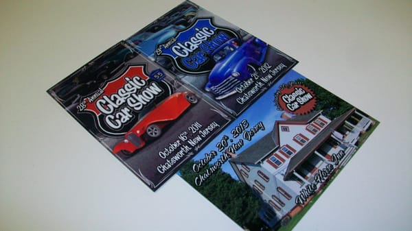 Sublimated Dash Plates for Car Shows