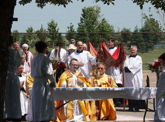 Open to all! St. Vincent de Paul Catholic Church welcomes you to experience the beauty and tradition of Mass...