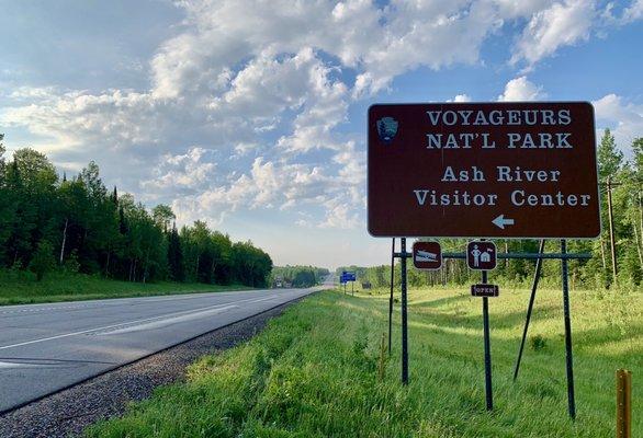 Heading towards the Ash River section of Voyageurs.