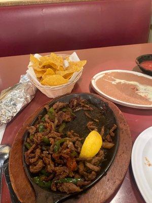 Steak Fajitas