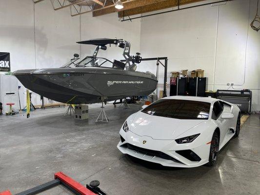 At Color County Custom we correct and coat Super cars and Super Boats