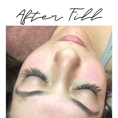 Eyelash extensions.