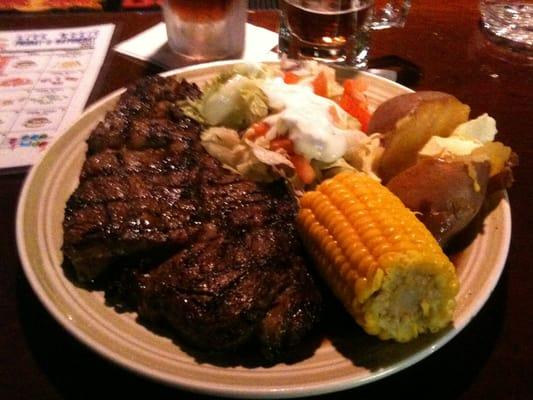 Sat steak night $12