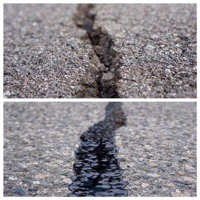 Harsh winter weather can be tough on your asphalt. Call us for a crack repair quote today at 304-640-2480.