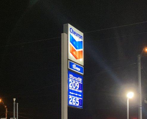 Gas prices Jan 2020