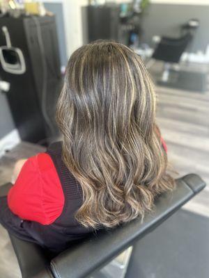 Natural sun kissed highlights