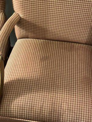 Stains on chair