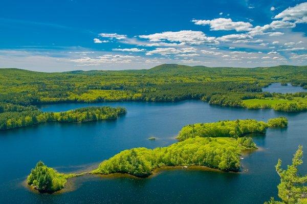 Summer on Megunticook Lake