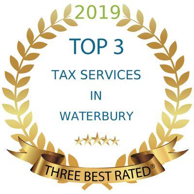 We were awarded the  Top 3 Best Tax Services in Waterbury.