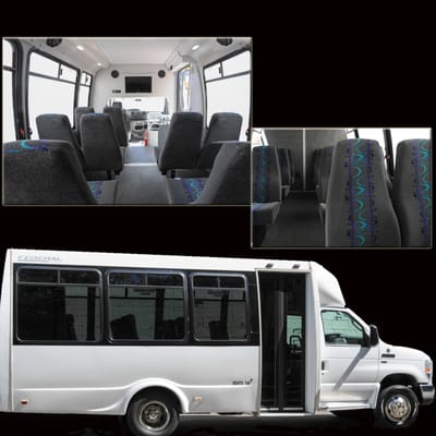 14-passenger Shuttle Bus with luggage compartment