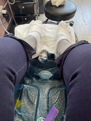 During My Spa Pedicure...