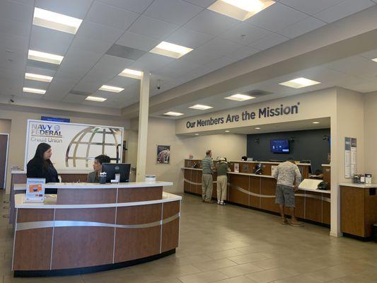 Reception counter. There's super employee Marisol to the left. The receptionist was very nice and welcoming.