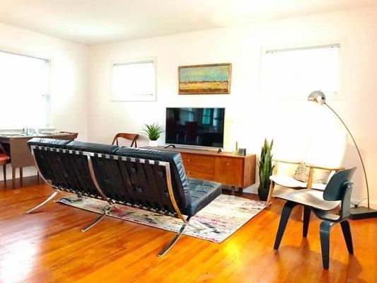 Mid Century Modern home staged and sold.