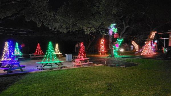 Decorated for Christmas and the Downtown Bulverde Tree Lighting.