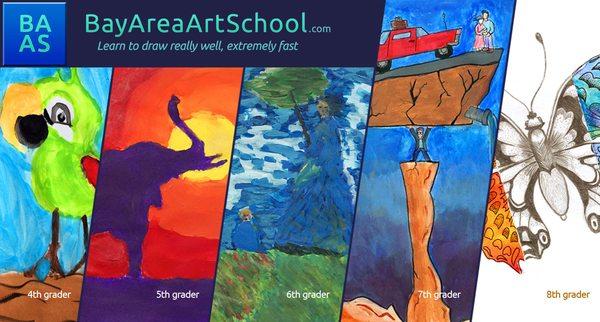 Bay Area Art School is a youth oriented art school offering live art camps, classes & clubs.