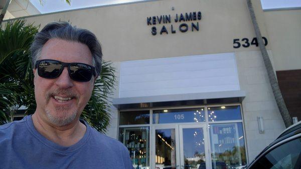 ROSARIO S. CASSATA AT THE KEVIN JAMES SALON IN THE ALTON SHOPPING CENTER IN PALM BEACH FLORIDA.