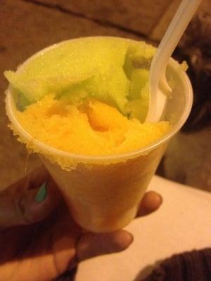 Nieve de mango y limon