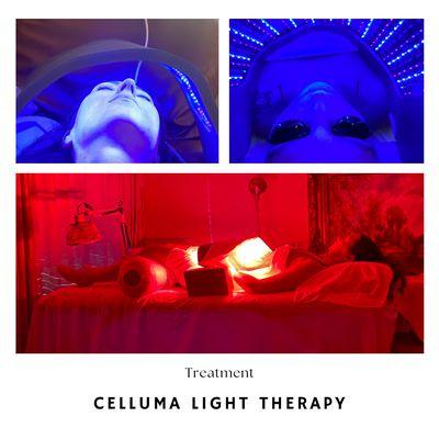 Celluma light therapy improves cellular heath to reduce signs of aging, relieve pain, and eliminate acne.