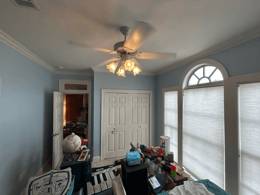 Install Ceiling Fan and Lights