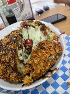 Fried ice cream