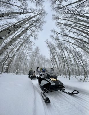 Snowmobile fun!