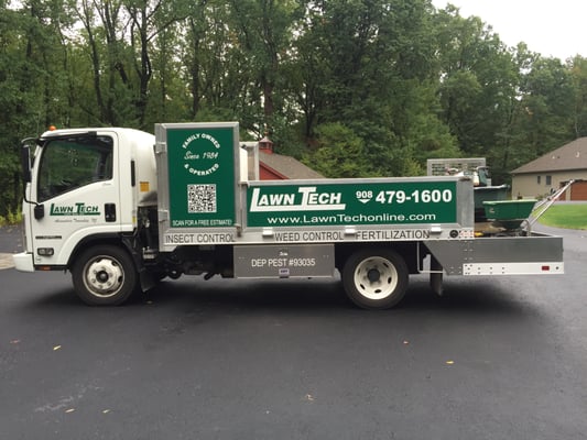 Lawn Tech lawn care service truck