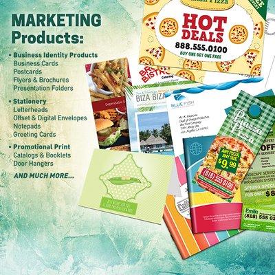 The printing you need to run and market your business.