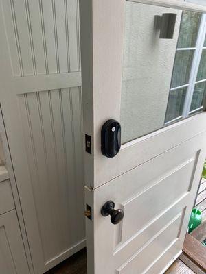 New door know and smart lock