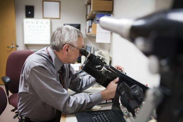 Jerry D. Cavallerano, O.D., Ph.D., Optometrist in the Beetham Eye Institute