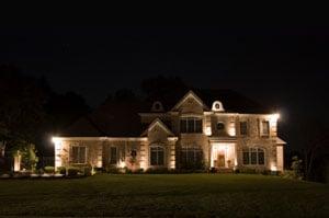 Creative lighting can produce dramatic effects that show off the beauty of your home and accentuate the landscape.