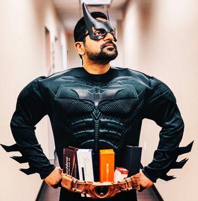 I may not be able to fight crime with that utility belt...but I sure can fight aging! #HappyHalloween!!