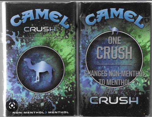 Camel crush blue