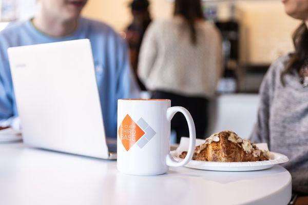 Interior of Proudly Pouring Peet's Cafe, connected to Your Third Base.