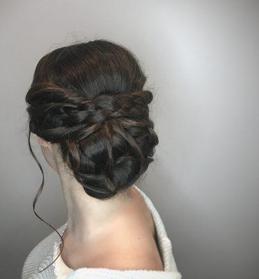 Romantic updo by Pati