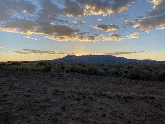 View from our campsite