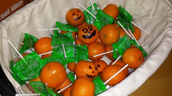 Happy Halloween treats from the staff members :)