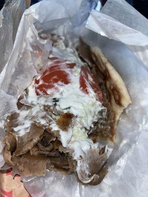 Gyro plate (fries not shown)