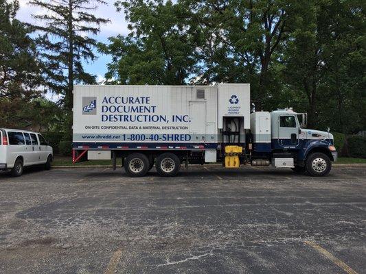 Shred Fast built truck