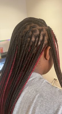 Small Knotless Braids