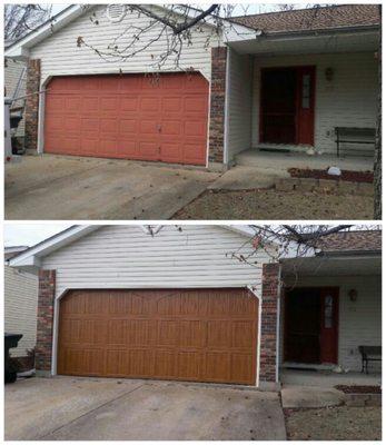 A new garage door can update the look of your home.