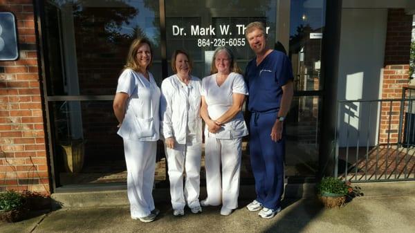 The great looking staff at The Chiropractic Thayerapy Center!