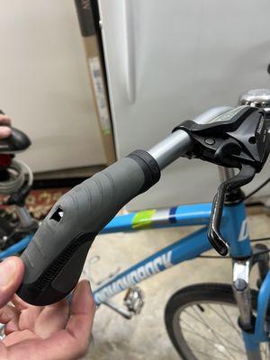 Damaged bike