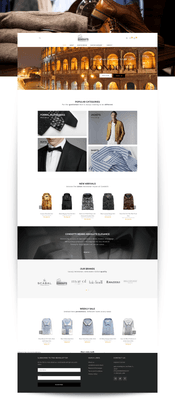 eCommerce website design and development for Condotti Store