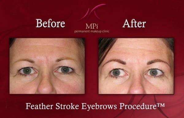 Permanent eyebrows, microblading, eyebrow tattoo, MPi Permanent Makeup