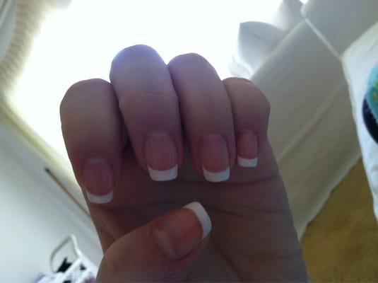 Gel French tips love them ;)