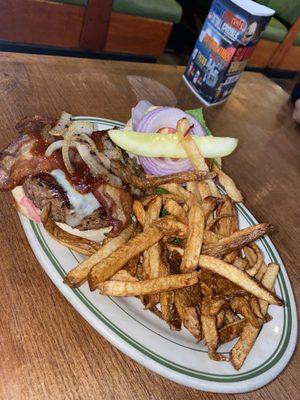 Honey Habanero Burger w/ Fries