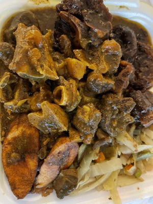 Oxtails & Curry Goat Combo