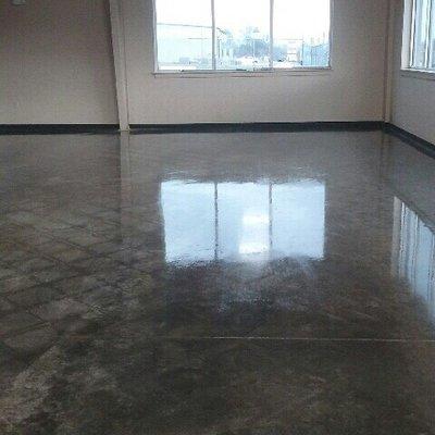 We do polished concrete