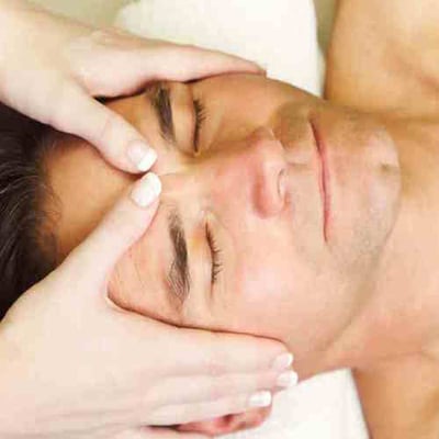 Sinus pressure massage